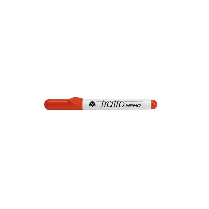 Marcatore per lavagne bianche Tratto Memo p. tonda rosso F854002 (Conf.12)