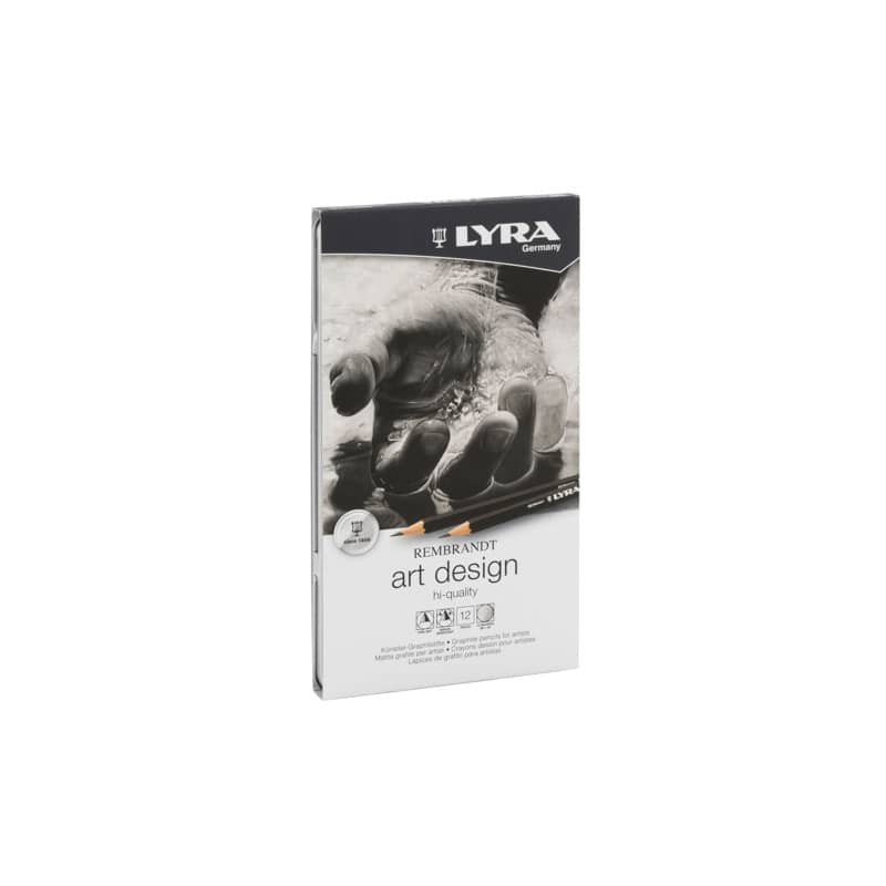 Matita in grafite Lyra Rembrandt Art Design in astuccio in metallo 12 pezzi L1111120