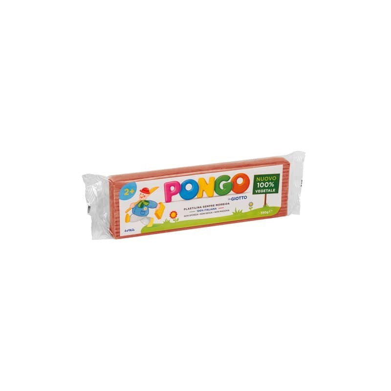 Panetto di plastilina vegetale modellabile 350 g Pongo terracotta F603518