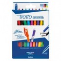 Penna a sfera cancellabile Tratto Cancellik 1 mm 10 colori assortiti F834700