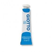 Tempera Giotto Extra ultrafine in tubetto 21 ml ciano - F35501500 (Conf.6)