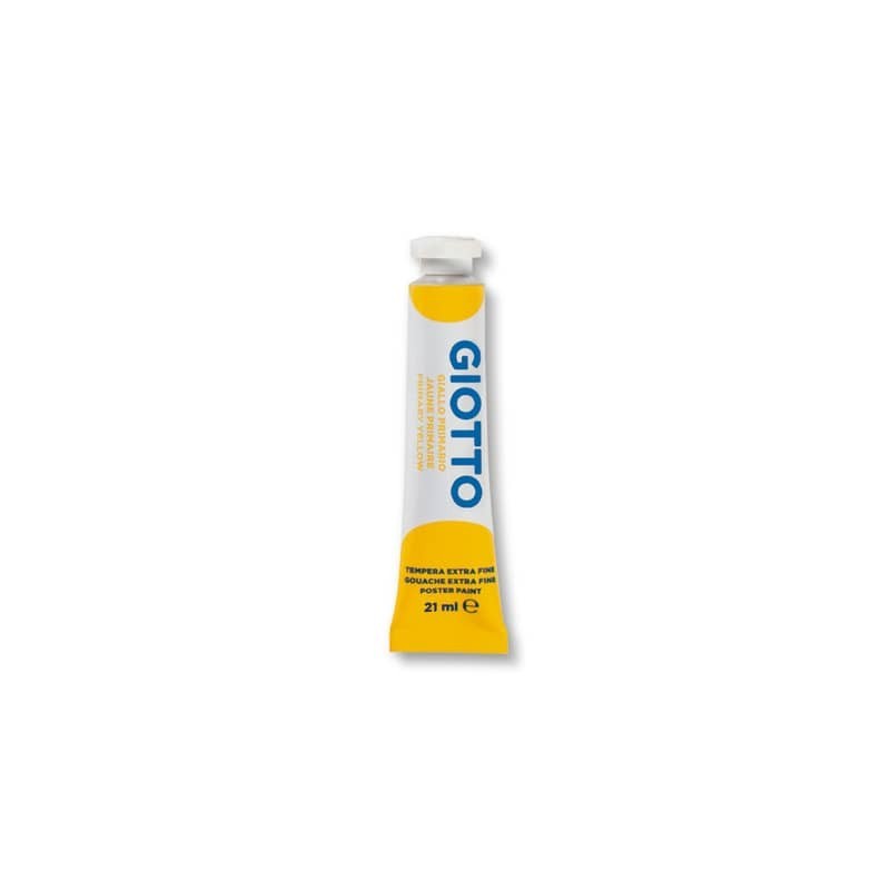 Tempera Giotto Extra ultrafine in tubetto 21 ml giallo - F35500200 (Conf.6)