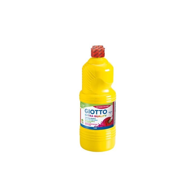 Tempera a base d'acqua Giotto Extra Quality flacone 1 L giallo scuro F53340300