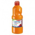 Tempera pronta Giotto Extra Quality in flacone 500 ml arancione - F53280500
