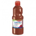 Tempera pronta Giotto Extra Quality in flacone 500 ml marrone - F532828