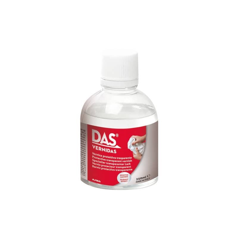 Vernice vetrificante DAS trasparente e protettiva con effetto lucido 250 ml F512500