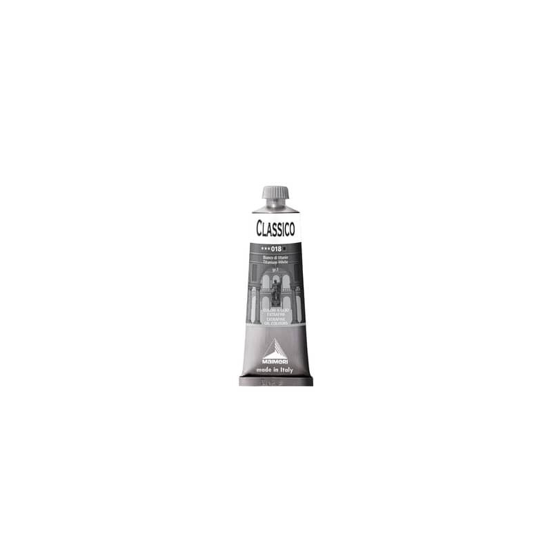 Colore a olio Maimeri extrafine in tubetto 60 ml bianco di titanio - M0306018