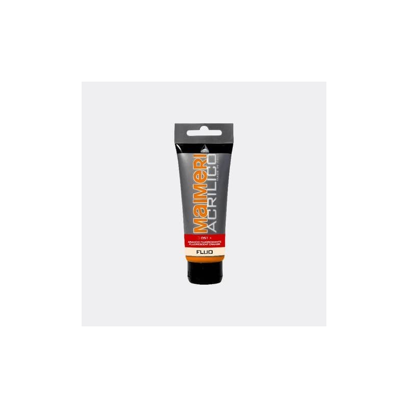 Colore acrilico Maimeri in tubetto 75 ml arancio fluo - M0916051