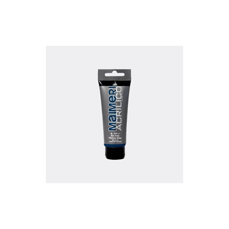 Colore acrilico Maimeri in tubetto 75 ml blu ftalo - M0916378