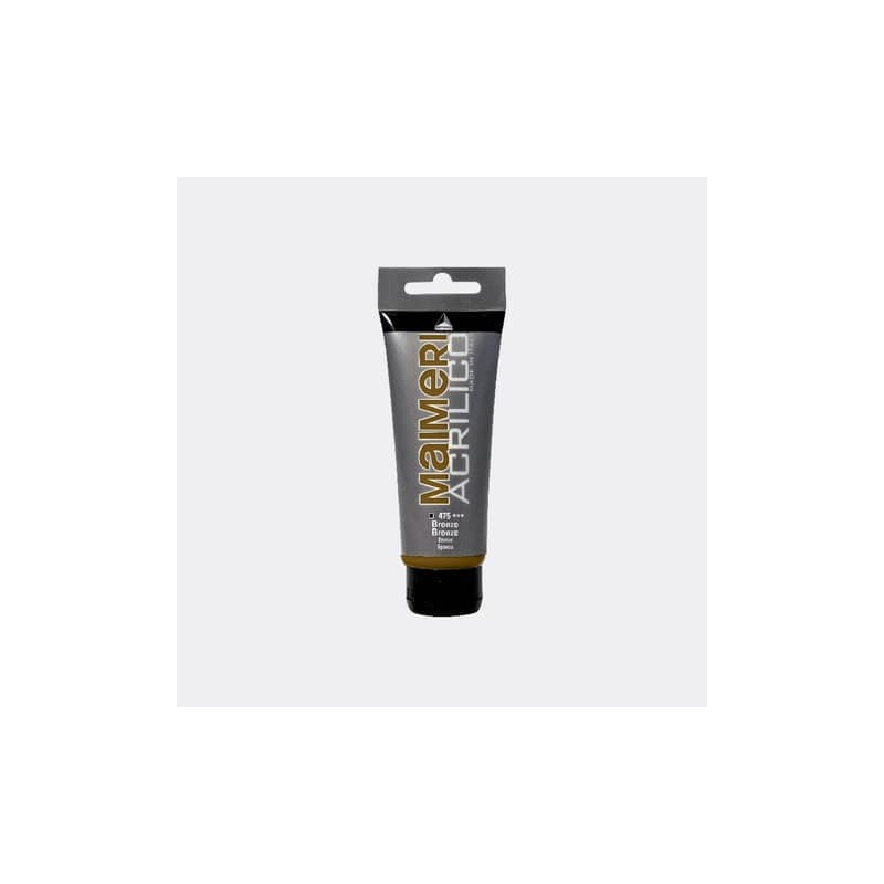 Colore acrilico Maimeri in tubetto 75 ml bronzo - M0916475