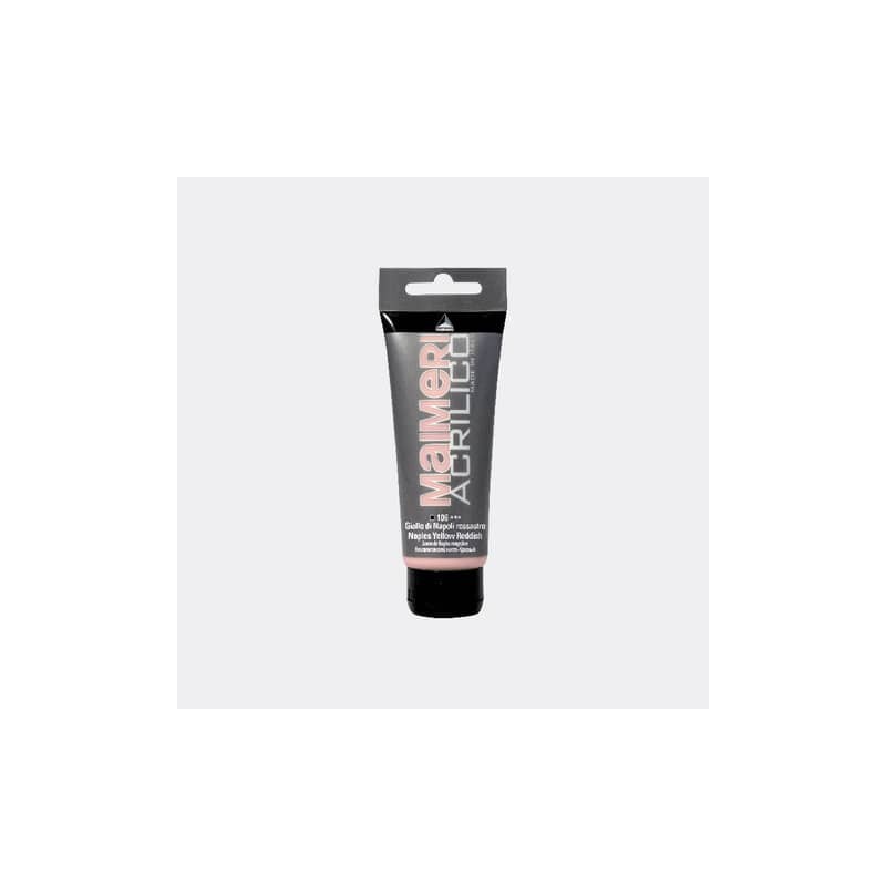 Colore acrilico Maimeri in tubetto 75 ml giallo di Napoli rossastro - M0916106
