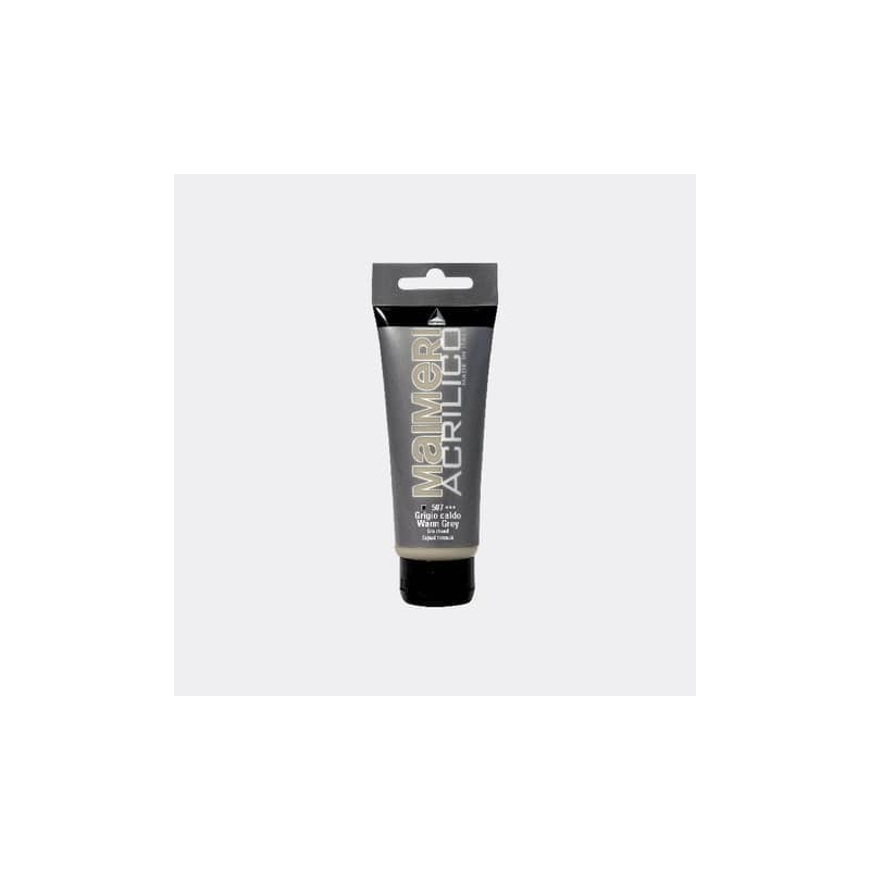 Colore acrilico Maimeri in tubetto 75 ml grigio caldo - M0916507