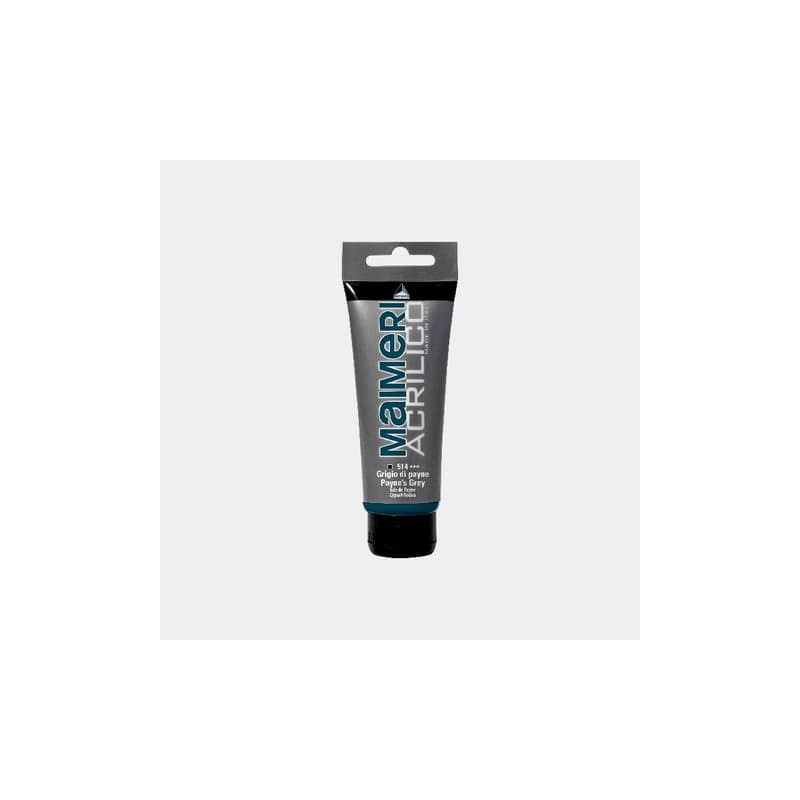 Colore acrilico Maimeri in tubetto 75 ml grigio di Payne - M0916514