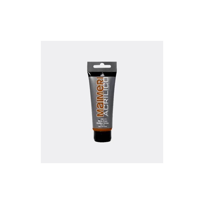 Colore acrilico Maimeri in tubetto 75 ml ocra d'oro - M0916134