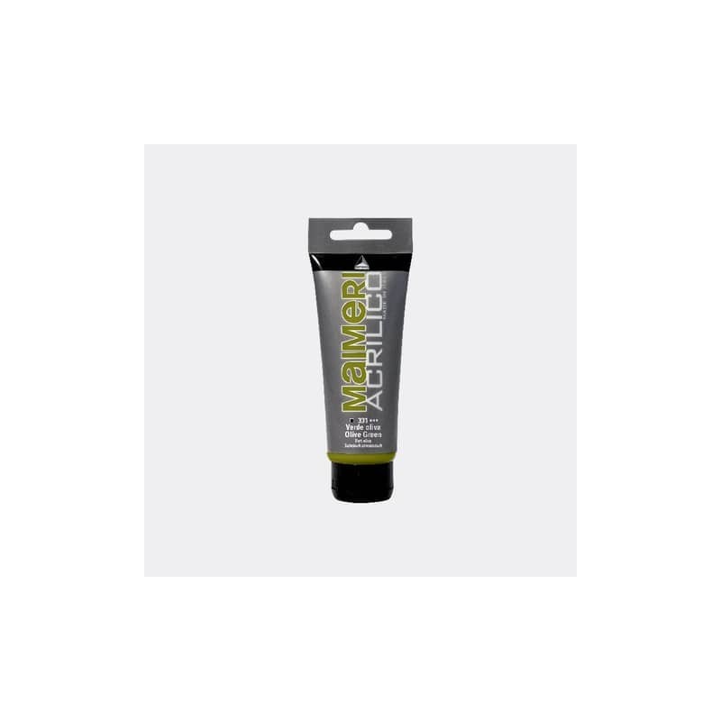 Colore acrilico Maimeri in tubetto 75 ml verde oliva - M0916331