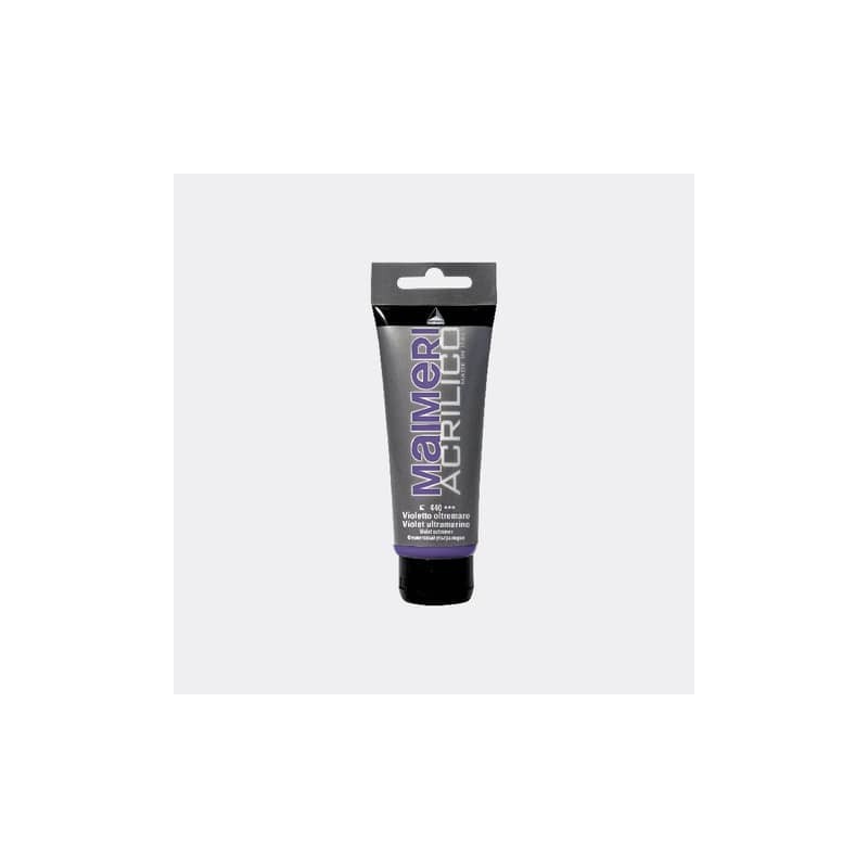 Colore acrilico Maimeri in tubetto 75 ml violetto oltremare - M0916440