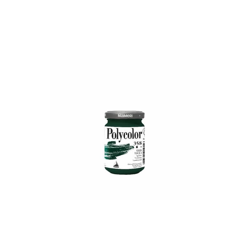 Colore vinilico fine Maimeri in vasetto 140 ml verde vescica - M1220358