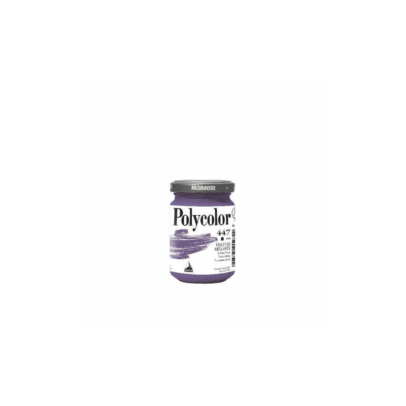 Colore vinilico fine Maimeri in vasetto 140 ml violetto brillante - M1220447