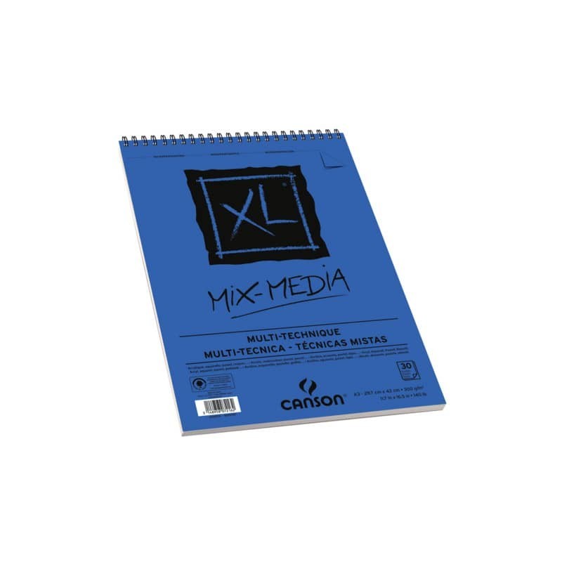 Blocco spiralato Canson Mix Media XL 300 g/m² 30 fogli A3 C200807216