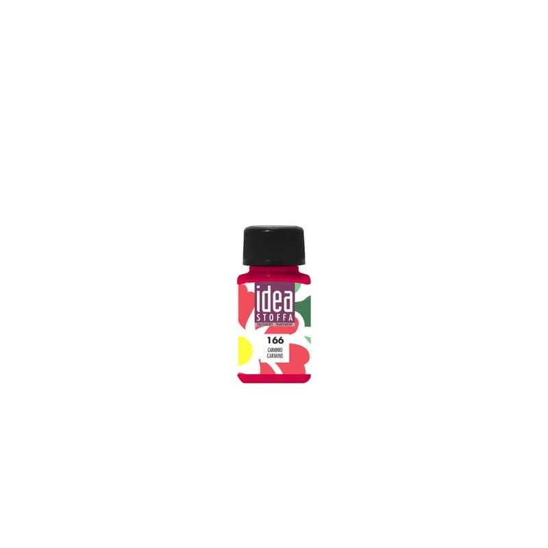 Colore per tessuti Maimeri Idea Stoffa in flacone 60 ml trasparente carminio - M5014166