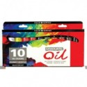 Colori a olio Daler Rowney Graduate Oil in tubetto 38 ml - 10 colori assortiti - D117900100