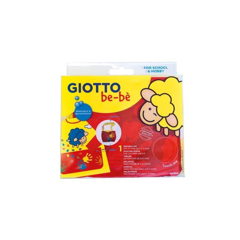 Grembiule per pittura Giotto Bebè 2-5 anni con maniche F475100
