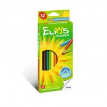 Matite colorate Fila Elios Triangular in conf. da 12 colori assortiti F273300 (Conf.3)
