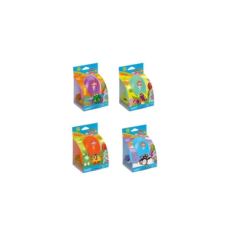 Pasta modellabile in gioco creativo Didò Toc Toc...chi esce dall'ovetto? - 150 g - F360500