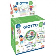 Pastelli a cera Giotto Party Set conf. 10 pezzi in 4 colori assortiti - F311000