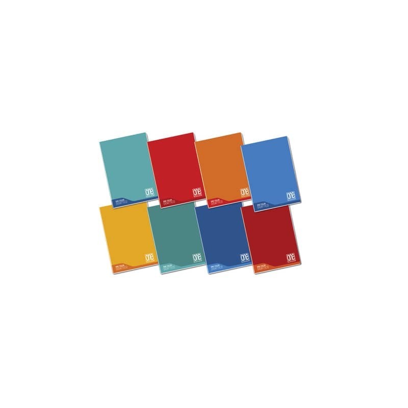 Maxi quaderno One Color Didattico per disgrafia A4 - 100 g/m² - 18+1 ff - 10M - 7700 (Conf.6)