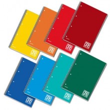 Maxi quaderno spiralato One Color A4 - 80 g/m² - 60 ff - 4M - 1142 (Conf.5)