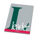 Blocco note collato Blasetti Leader A4 - 90 ff - 80 g/m2 - bianco 1109 (Conf.5)