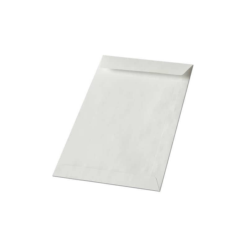 Busta a sacco Blasetti Kraft bianco non gommata 60 g/m2 in conf. 1000 buste 130x180 mm - 311