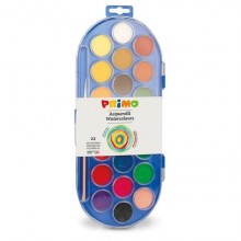 Acquerelli Primo Ø 30 mm in conf. da 22 colori assortiti - 114A22SG (Conf.5)