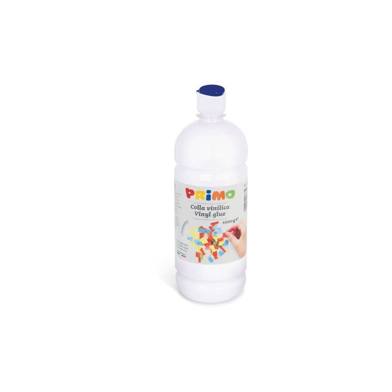 Colla vinilica Primo in bottiglia con tappo dosatore - 1 litro - 333CV1000