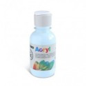 Colore acrilico Primo in bottiglia PET con tappo dosatore 125 ml - 510 azzurro cielo - 402TA125510