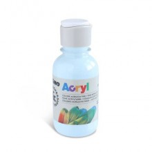 Colore acrilico Primo in bottiglia PET con tappo dosatore 125 ml - 510 azzurro cielo - 402TA125510