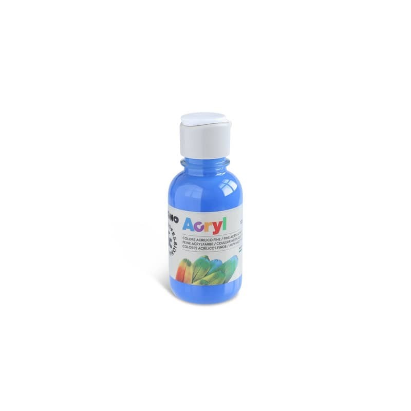 Colore acrilico Primo in bottiglia PET con tappo dosatore 125 ml - 540 blu cobalto - 402TA125540