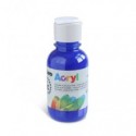 Colore acrilico Primo in bottiglia PET con tappo dosatore 125 ml - 500 blu oltremare - 402TA125500