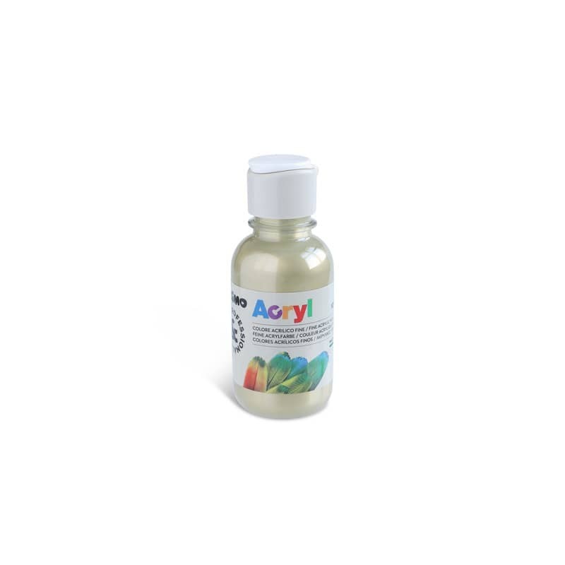Colore acrilico Primo in bottiglia PET con tappo dosatore 125 ml - 940 bronzo - 402TA125940