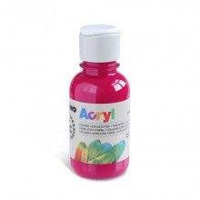 Colore acrilico Primo in bottiglia PET con tappo dosatore 125 ml - 301 magenta - 402TA125301