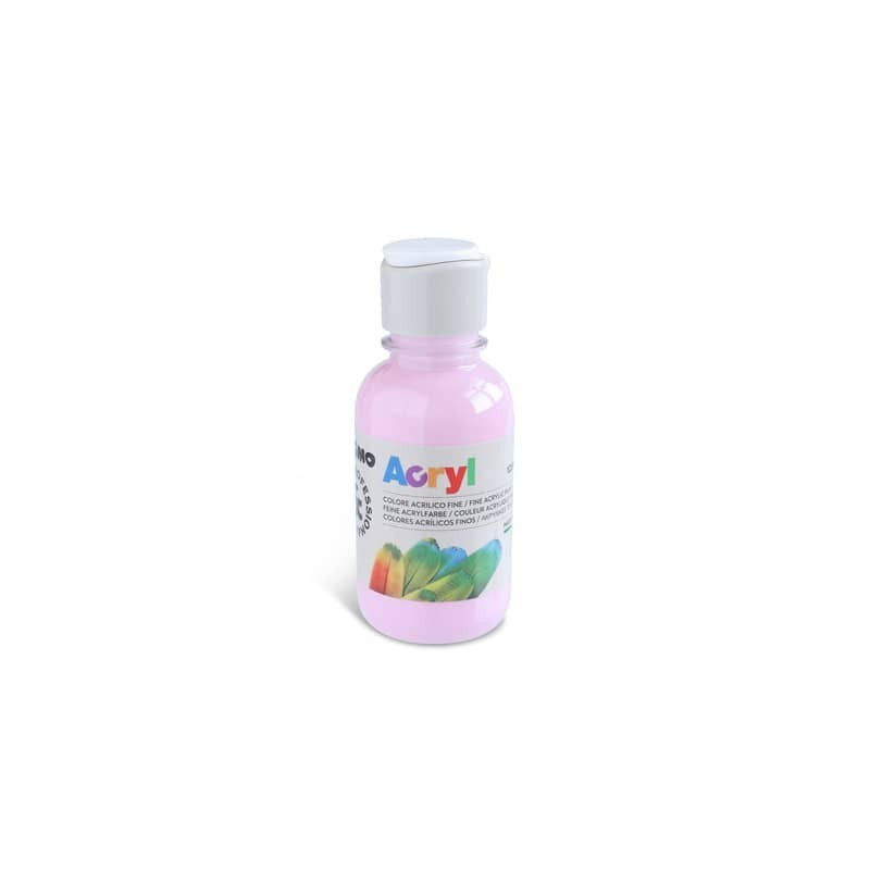 Colore acrilico Primo in bottiglia PET con tappo dosatore 125 ml - 340 rosa - 402TA125340
