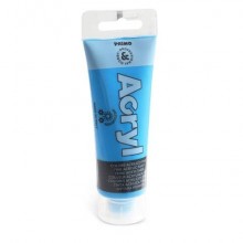 Colore acrilico Primo in tubetto in polietilene 75 ml  - 501 ciano 420TA75501