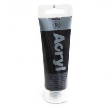 Colore acrilico Primo in tubetto in polietilene 75 ml - 800 nero 420TA75800