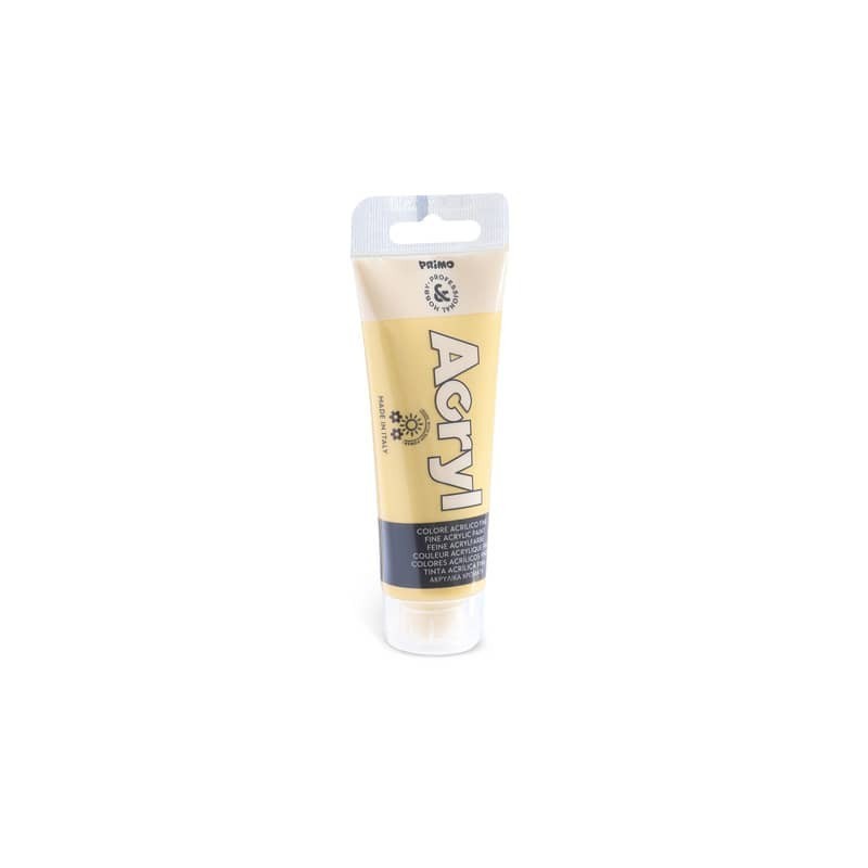 Colore acrilico Primo in tubetto in polietilene 75 ml - 920 oro 420TA75920N