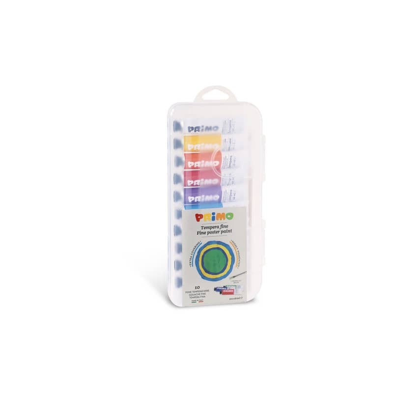 Colori a tempera Primo 18 ml conf. 10 - colori assortiti 744T10GAP