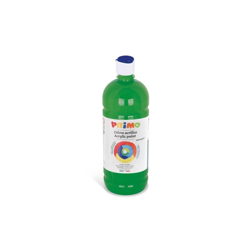 Colore acrilico Primo in bottiglia con tappo dosatore 1000 ml - 630 verde scuro 404TA1000630