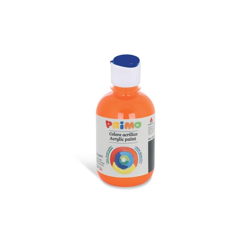 Colore acrilico Primo in bottiglia con tappo dosatore 300 ml - 250 arancione 400TA300250