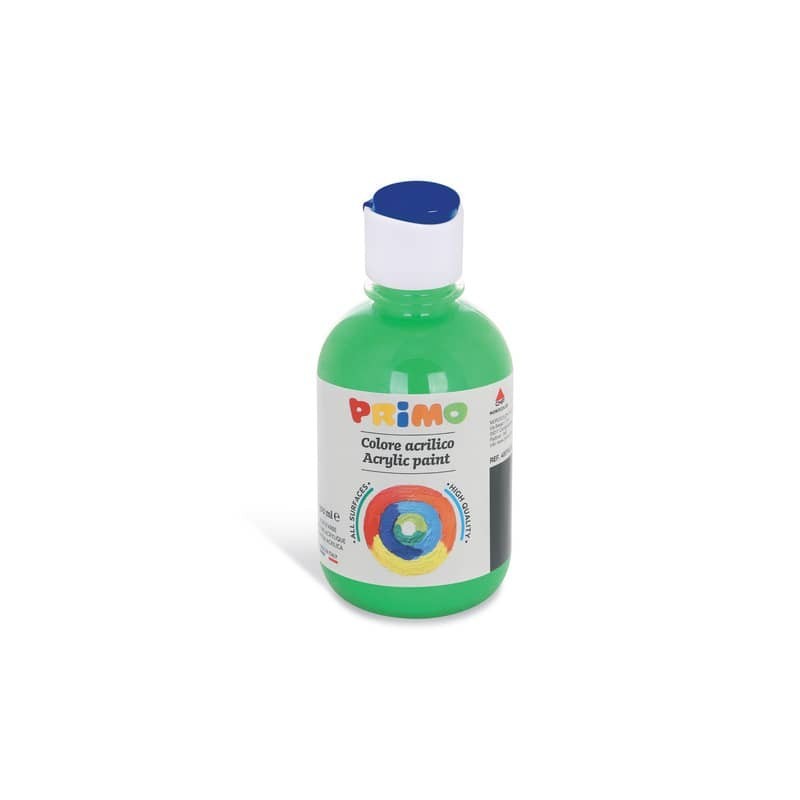 Colore acrilico Primo in bottiglia con tappo dosatore 300 ml - 610 verde smeraldo 400TA300610