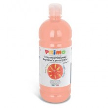 Tempera brillante in bottiglia in PET Primo Primi Passi 1000 ml rosa carne 204BR1000331